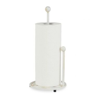 Relaxdays Standing Kitchen Towel Holder, Retro Design