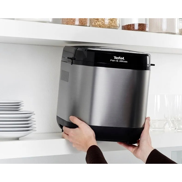 Хлібопічка Tefal PF240E38, сріблястий/сірий, 700 Вт