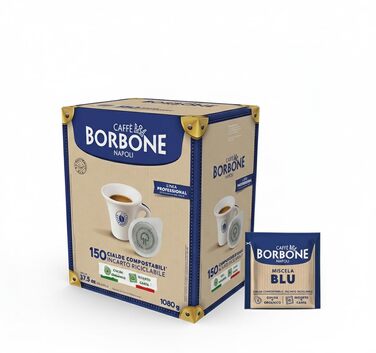Кава в п𝑜дах Caffe Borbone Miscela Blu (Синя суміш) ESE 44мм, 300 шт