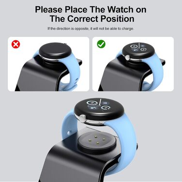 Бездротова зарядка для Google Pixel Watch 3/2 та Pixel 9 Pro/XL/9a/9/8a/8/Pixel 7/7a/7/6/5/4/3, Pixel Buds Pro/2 (без адаптера)