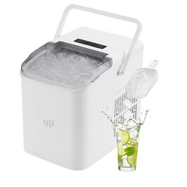 Машина для приготування льоду Upstreman BI12, біла: швидке охолодження, автоматичне очищення, для дому, офісу