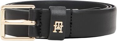 Ремінь жіночий Tommy Hilfiger Th Square 2.5 Go чорний (1 шт.) - регульований шкіряний ремінь