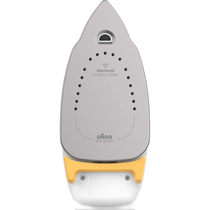 oliso TG1600 ProPlus Textile Steam Smart Iron, Yellow (311001)