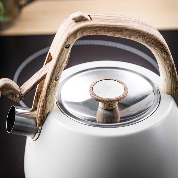 Чайник зі сталі 2.5L Induktion (Крем)