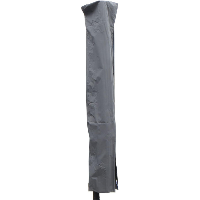 Madison high-quality protective cover #1 with pole for umbrellas with a diameter of 200-400 cm made of weatherproof 220g/m2 polyester fabric in gray