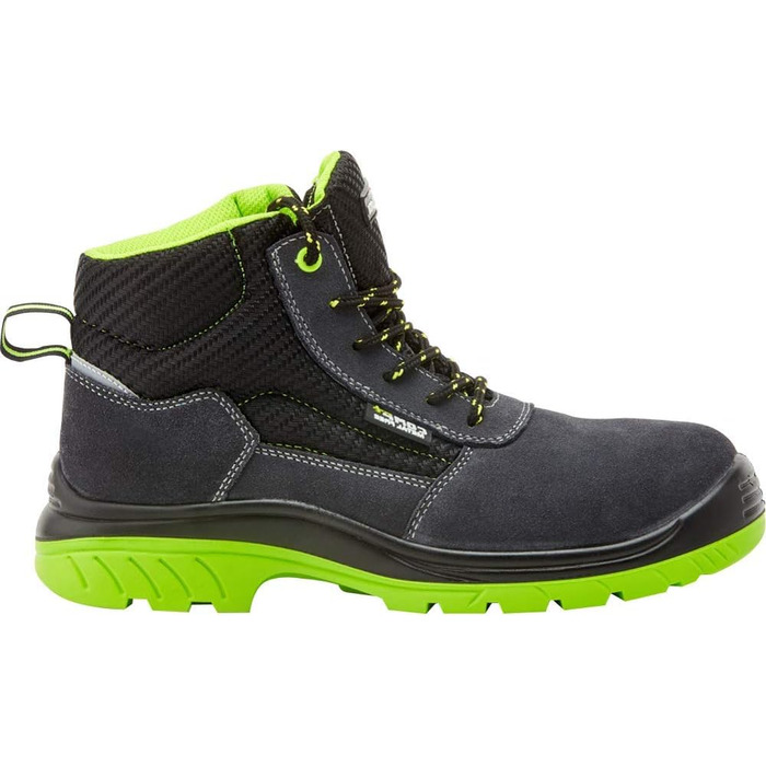 Робочі черевики Bellota Bota Serraje Comp+ S1P, чорно-зелені, 42 EU