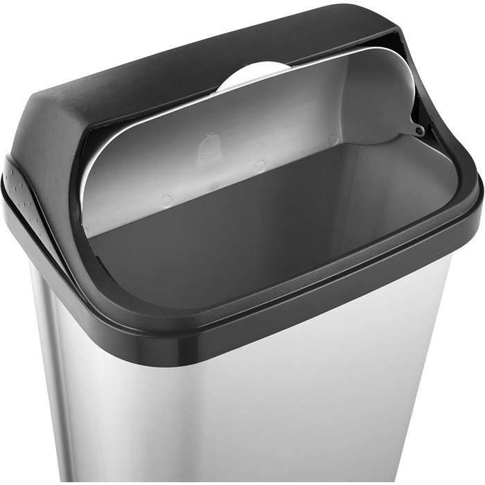 Сміттєвий бак з роликовим кришкою Keeeper Rasmus, світло-сріблястий (2x25 л)