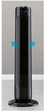 Колонний вентилятор SilverCrest STVD 45 A1, чорний