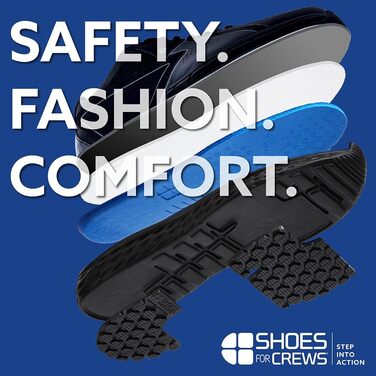 Чоловічі робочі кросівки Shoes for Crews Evolution II 41 EU – антиковзаюча підошва, комфорт, дихаючі, водонепроникні, для ресторану, кухні, офіціантів, кухарів, роздрібної торгівлі