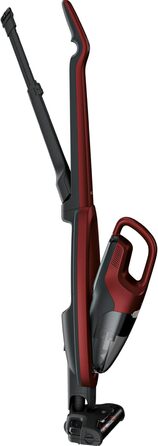 AEG QX7-1ULTAN 2in1 Cordless Vacuum Cleaner / Slim Design / Power-Soft Roller + Multi-Surface Nozzle / Hard Floors & Carpets / Up to 50 min Run Time / 21.6V / Includes Pet Hair Nozzle and Accessories / Freestanding / Red 2021 Model 21.6V With Soft Roller