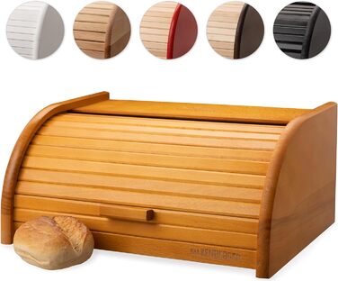 Brotbox FALKENBERGER з буку, 38x28x18 см, XL, традиційна, ручної роботи (Мед)