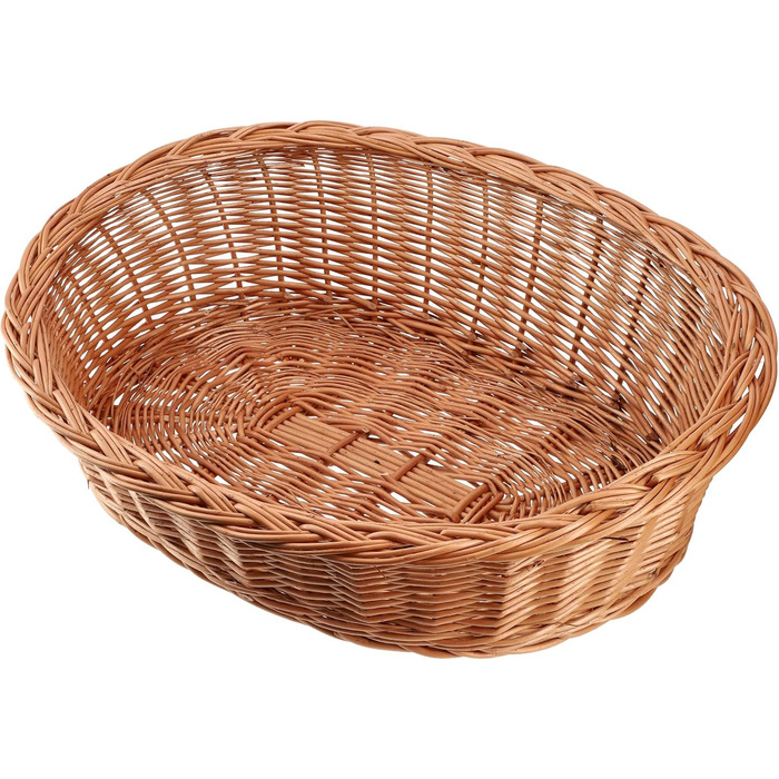 КADAX Лежанка для собак та котів з лози, природний колір, лежанка для собак, котячий кошик, лежак для тварин, лежанка для собак, місце для сну собаки, кошик для відпочинку (11x50x38 см)