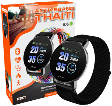 Смарт-годинник Media-tech ACTIVE BAND Thaiti, чорний