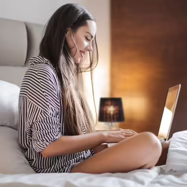 Кришталева настільна лампа Relaxdays з абажуром з органзи