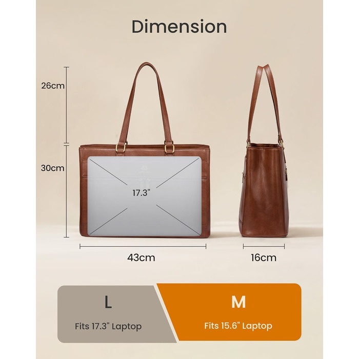 Сумка жіноча LOVEVOOK для ноутбука 17.3