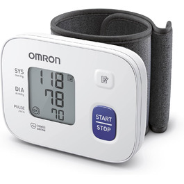 Тонометр OMRON RS1 на зап'ястя, автоматичний, клінічно перевірений, манжета 13,5-21,5 см, контроль посадки манжети
