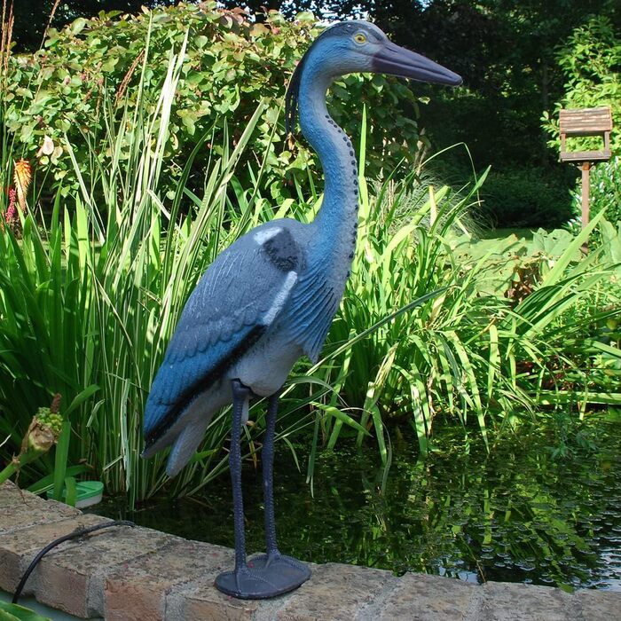 Garden Ornament and Bird Repellent, Heron