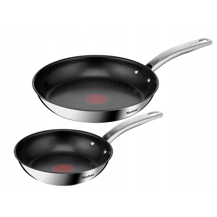 Набір сковорідок TEFAL Intuition Inox 20/26 см, 2 предмети, для індукційних плит, B817S255