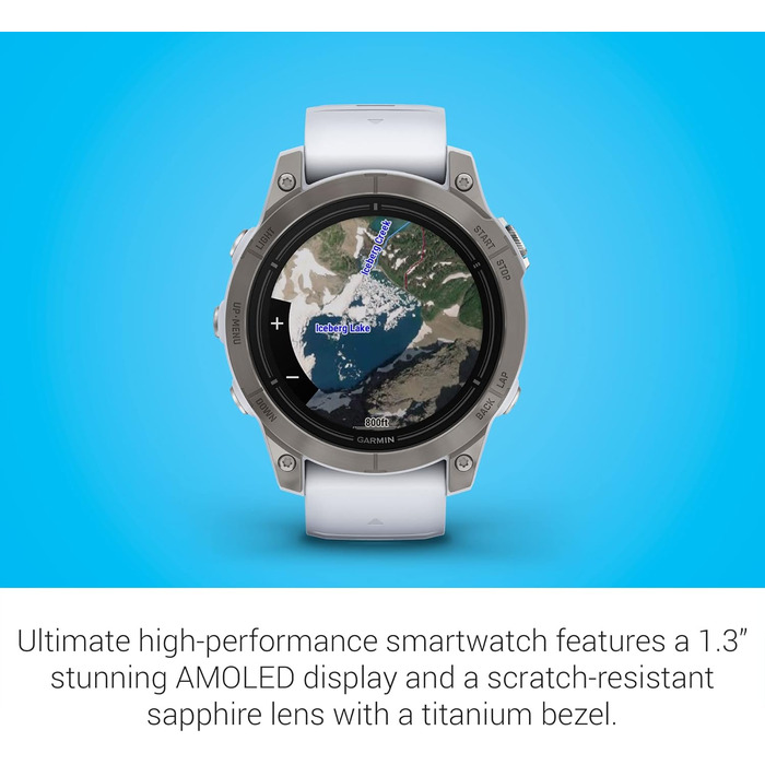 Розумний годинник Garmin epix Pro (Gen 2) Sapphire Edition 51 мм: високопродуктивний, з ліхтариком та технологіями для тренувань