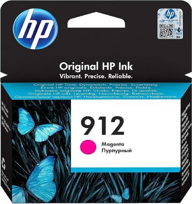 Оригінальний картридж HP 912XL (Magenta/Ма젠та), збільшений ресурс, для струменевих принтерів HP