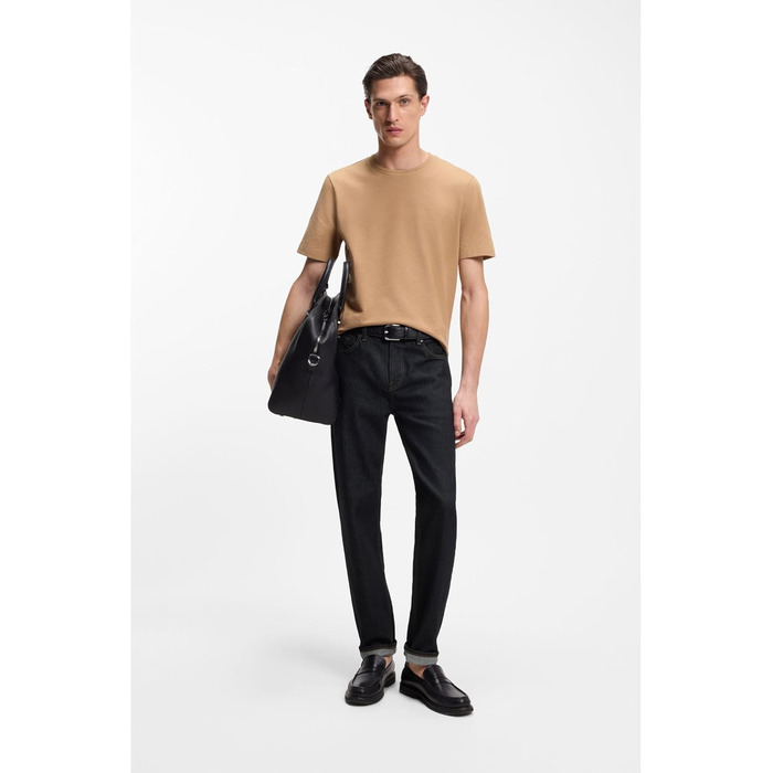 Чоловічі джинси BOSS Maine Regular-Fit сині з еластичного деніму (46W/34L)