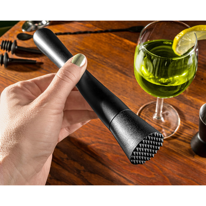 Великий подарунковий набір бармена для коктейлів та копчення віскі