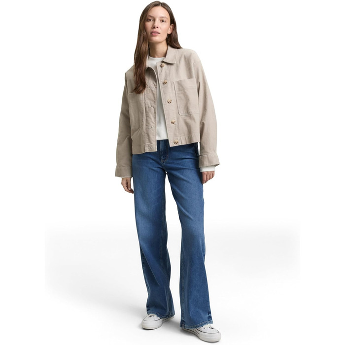 Джинси жіночі Tom Tailor TTMADINA широкі, Mid Stone Wash, 30W/30L, денім