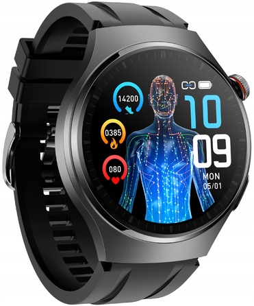 Смарт-годинник Bartomtime Kardiowatch MTech2 з AMOLED-дисплеєм, багатоколірний