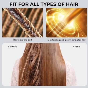Фен-щітка 6 в 1 для волосся, Airstyler Set, автоматичний локонів, термощітка, фен, для жінок, чорний