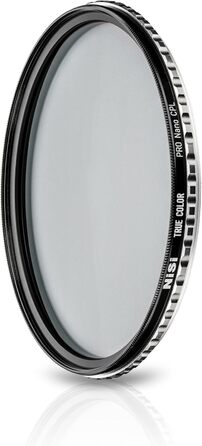 NiSi True Color CPL фільтр поляризаційний для об'єктива камери (58mm) з багатошаровим нанопокриттям та ультра-низьким відбиттям