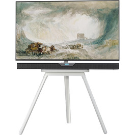 Підставка для телевізора PUTORSEN: поворотна, регульована по висоті, 43-65 дюймів, до 40 кг, VESA 400x400 (сірий або білий)