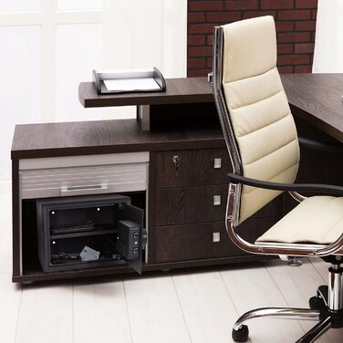 Сейф офісний Tresor COMPACT III, сталевий, чорний, з електронним замком, 20x31x20 см, 27 л