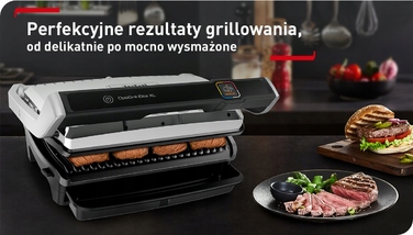 Складаний електричний гриль Tefal Optigrill Elite XL GC760D30, 2200 Вт