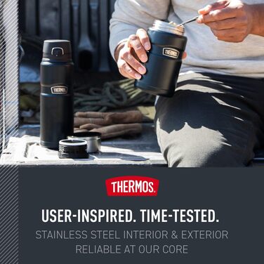 Термос THERMOS Stainless King, 680 мл, вакуумна ізоляція, колір Midnight Blue