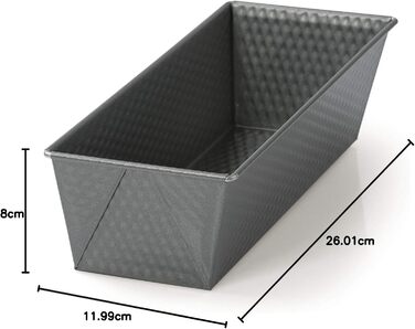 Форма для випічки Kaiser Gourmet Kastenform 25x11 см антипригарна для кексів та хліба, стійка до кислого тіста