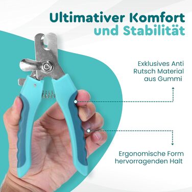 Ножиці для грумінгу собак та котів з високоякісним стопором для захисту від забруднень - включаючи стабільну фіксацію, професійні ножиці з міцної нержавіючої сталі