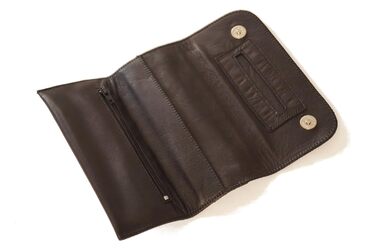 GERMANUS Ferruginus - Made in EU - Leather Tobacco Pouch, Tobacco Bag, Rolling Pouch, Rolling Case, Tobacco Case