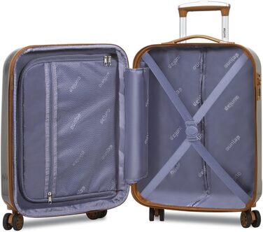 Набір валіз Dejuno Monroe New Generation 3 шт. з TSA замком, чорний