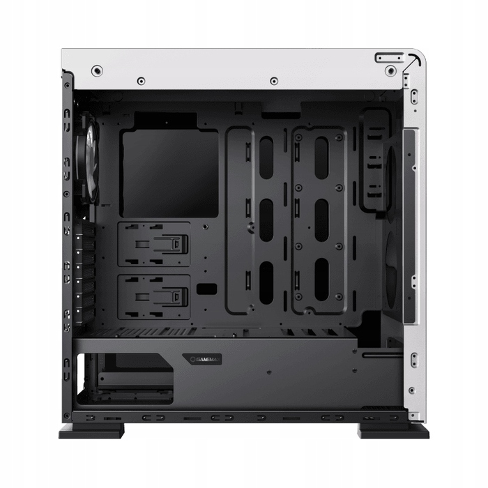 Ігровий корпус для ПК Tower ATX Midi White Coil, загартоване скло, USB