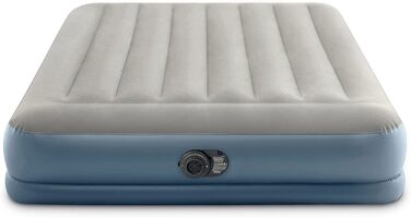 Надувний матрац Intex Queen Kissen Rest Fiber-Tech RP 152x203x30 см (64118ND) - комфортний матрац для сну