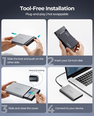 Зовнішній корпус для HDD/SSD ORICO 2.5