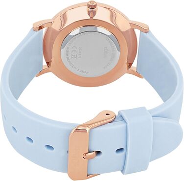 Годинник наручний s.Oliver для жінок, кварцовий, аналоговий, з силіконовим ремінцем, водостійкий 3 bar, у подарунковій коробці (світло-блакитний)