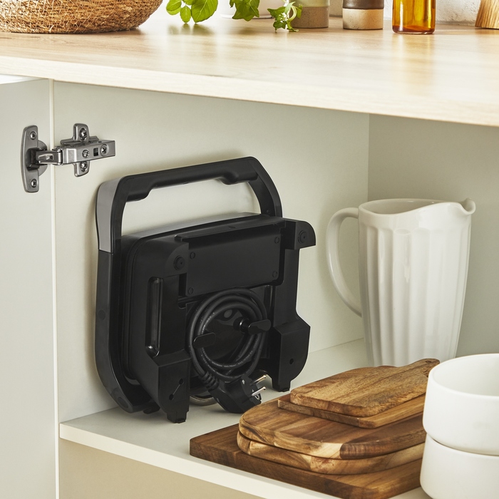 Електричний контактний гриль Tefal GC270D10, сріблястий/сірий, 1000 Вт