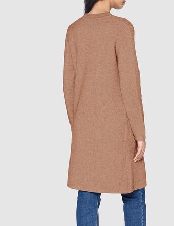 Кардиган-тунічка з довгим рукавом Organ Daen, блоки з кольорового блоку (бордовий/чорний) (TS, верблюжий)