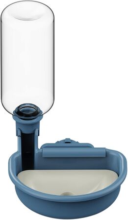 Автоматичний поїльник для собак у клітку, 480мл, антиперелив, фонтанчик для собак, котів та кроликів (Блакитний)