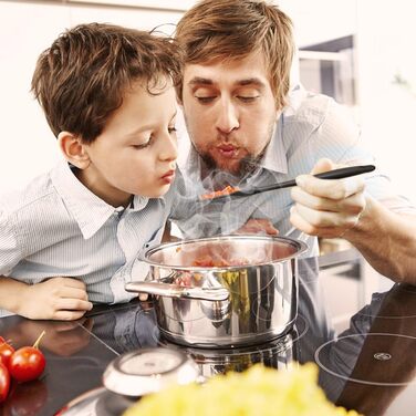 Набір силіконових шпателів Vicloon (4 шт.) для випічки та приготування їжі. Стійкі до високих температур (500°F), гнучкі, антипригарні. Чорний колір.