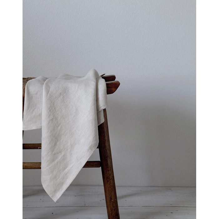 LK PureLife Kitchen Towels, 100% pure linen, 50.8 x 68.9 cm, stone-washed linen, extra soft, quick-drying, for dishcloths, dish towels, hand towels, 2-pack, natural