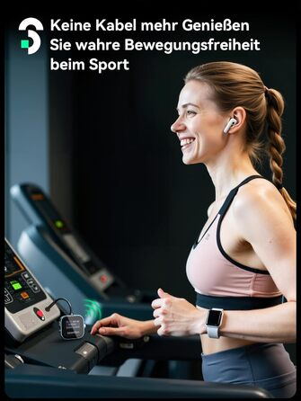 SOOMFON Bluetooth 5.3 Передавач/Приймач 2-в-1: Адаптер для телевізора, фітнесу, навушників (Airpods) з дисплеєм та акумулятором