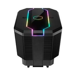 Охолоджувач процесора Cooler Master MasterAir MA620M з RGB підсвічуванням - кулер з двома радіаторами, 6 heatpipes та тихий вентилятор SF120R