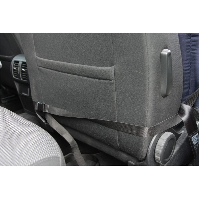 Автокрісло для собак Mayaadi-Home з штучної шкіри, 65x55x25 см, темно-сірий